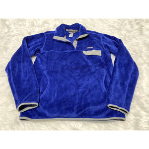 Patagonia Re Tool Snap T Fleece Pullover Sweater Harvest Moon Blue Sz M